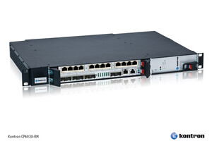 Kontron CP6930-RM – powerful, ruggedized 20/32 Port 10 Gigabit Ethernet Rackmount Switch