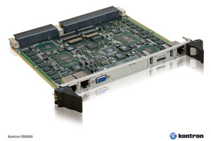 VXFabric™ support and 16GByte RAM option propel the Kontron 6U VPX dual processor node VX6060 into deployed embedded platforms