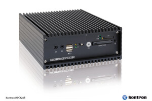 Kontron MICROSPACE® MPCX28R: Rugged Railway Box PC with Intel® Atom™ Z530 Processor