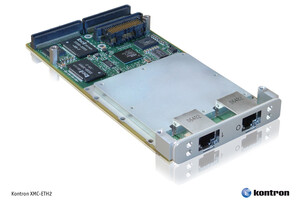 Kontron XMC-ETH2: Robust dual Gigabit Ethernet  mezzanine board with long-term availability