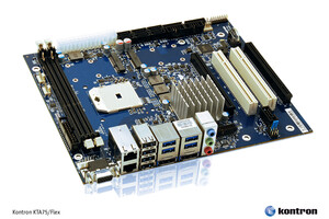 Kontron releases Flex-ATX motherboard with AMD R-Series APU for graphics-intensive and highly parallel applications