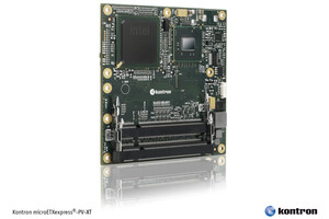 Kontron microETXexpress®-PV-XT: COM Express® compact module with dual-core Atom™ for the industrial temperature range