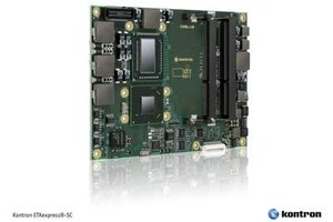 Kontron COM Express® ETXexpress®-SC Computer-on-Module family now offered in nine performance classes