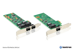 IEC60601-1 Compliant Kontron PCIe Medical LAN Card