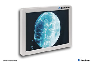New compact Kontron MediClient Panel PC with 10.4 inch SVGA touch display