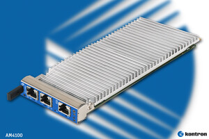 Kontron AM4100 AMC Module Delivers 1.5 GHz Dual Core PowerPC® performance and exceptional data throughput